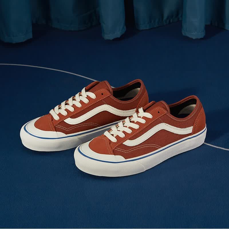 vans范斯官方 橘子汽水脏橘男鞋女鞋style 36低帮潮板鞋运动鞋 橙色