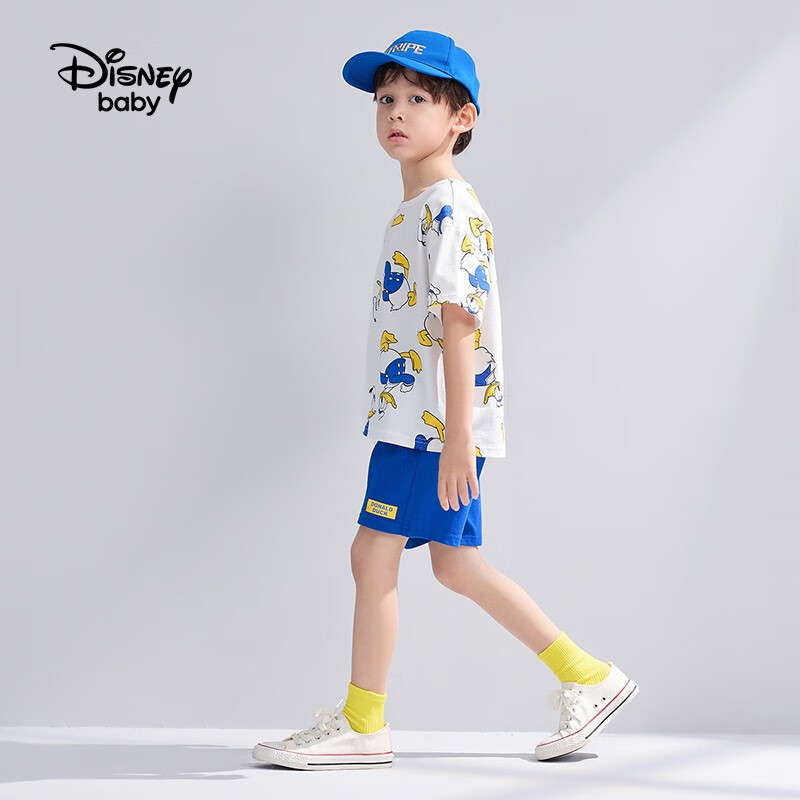 Disney baby 迪士尼 2023新款夏装 男女童短袖短裤两件套（90~160码）多款