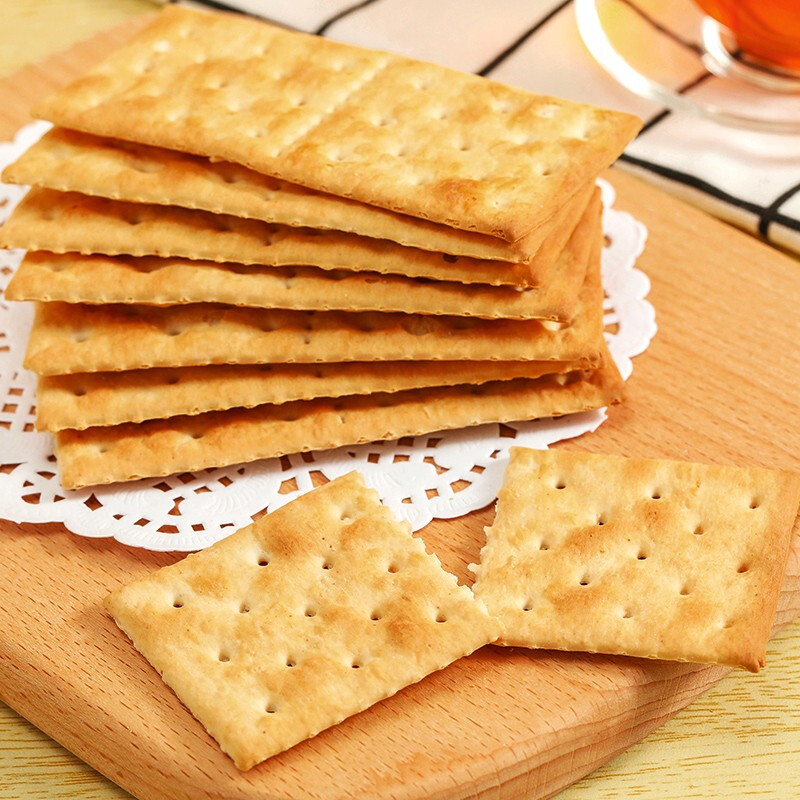 嘉顿(garden)苏打饼干零食 原味 梳打饼干优惠装 420g/袋 *2件