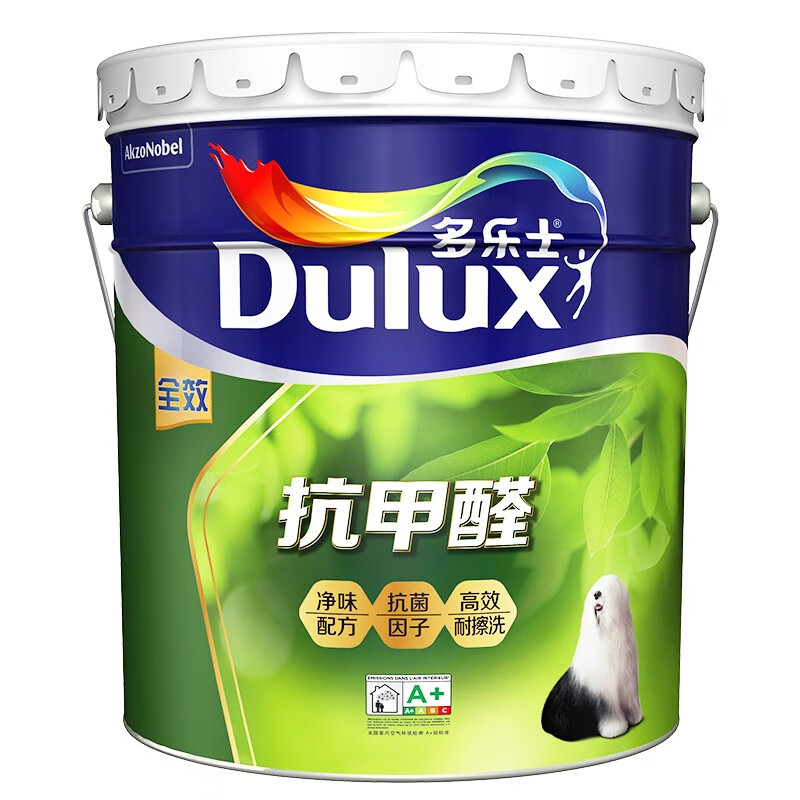 多乐士(dulux)抗甲醛抗菌全效墙面漆内墙乳胶漆 墙面漆 油漆涂料a999