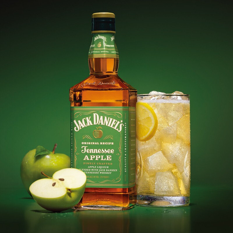 Jack Daniels 杰克丹尼 苹果味美国田纳西州威士忌力娇酒 700ml 