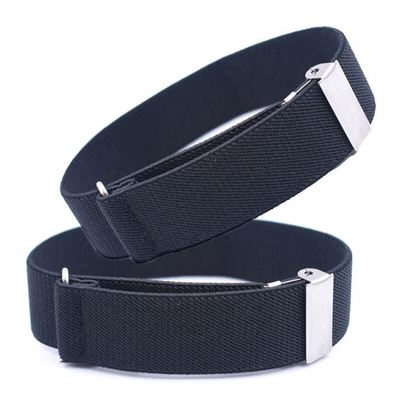 天尼芬男士衬衫袖口纽扣衬衫袖箍男女通用衬衫绑带防滑臂环可调节多色