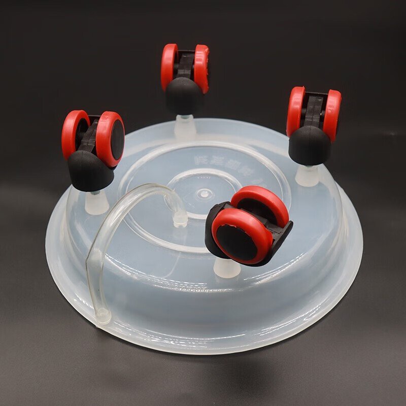 泰西丝带轮加厚树脂圆形移动万向轮花盆托盘 塑料带转轮轱辘花盘底托