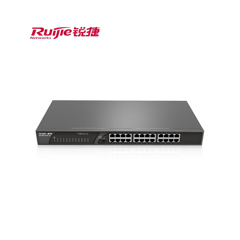 50锐捷(ruijie)rg-es126gs-lp 24口千兆交换机 千兆光口上联 非网管