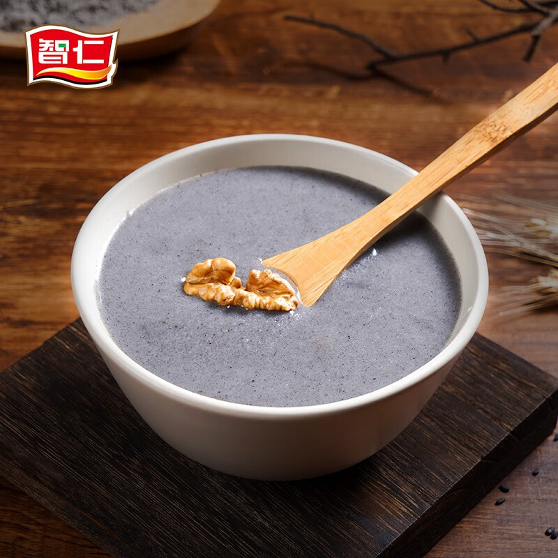 智仁 中老年加钙型纯香黑芝麻糊 700g 独立小袋 营养冲饮早餐 *2件