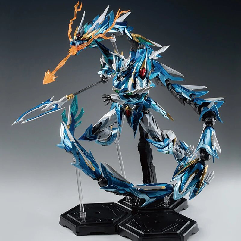 敖丙拼装现货合金骨架超可动地会星寒龙子国创机甲高达模型 敖丙(拼装