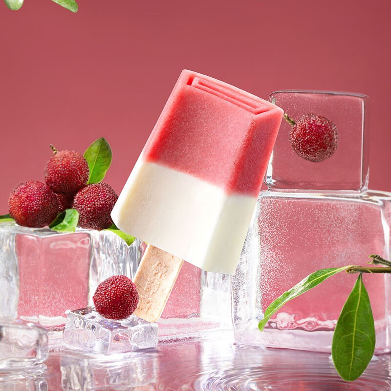 限地区,plus会员,钟薛高 梅你不行系列 杨梅奶冰雪糕4支*6件新低116.