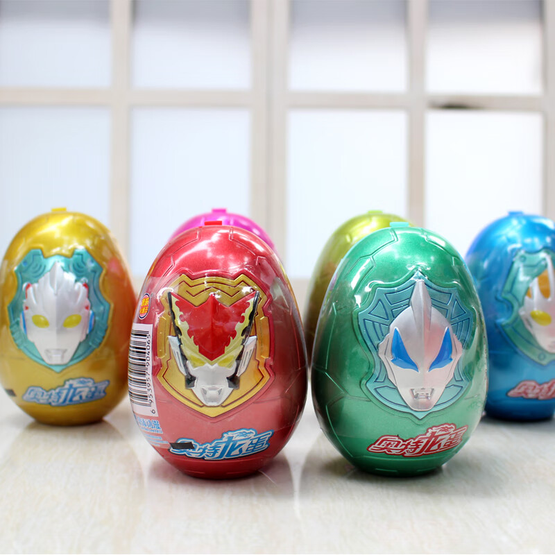 奥特蛋奥特曼奇趣蛋变形蛋奥特蛋玩具奥特曼龙蛋拼装玩具儿童零食糖果