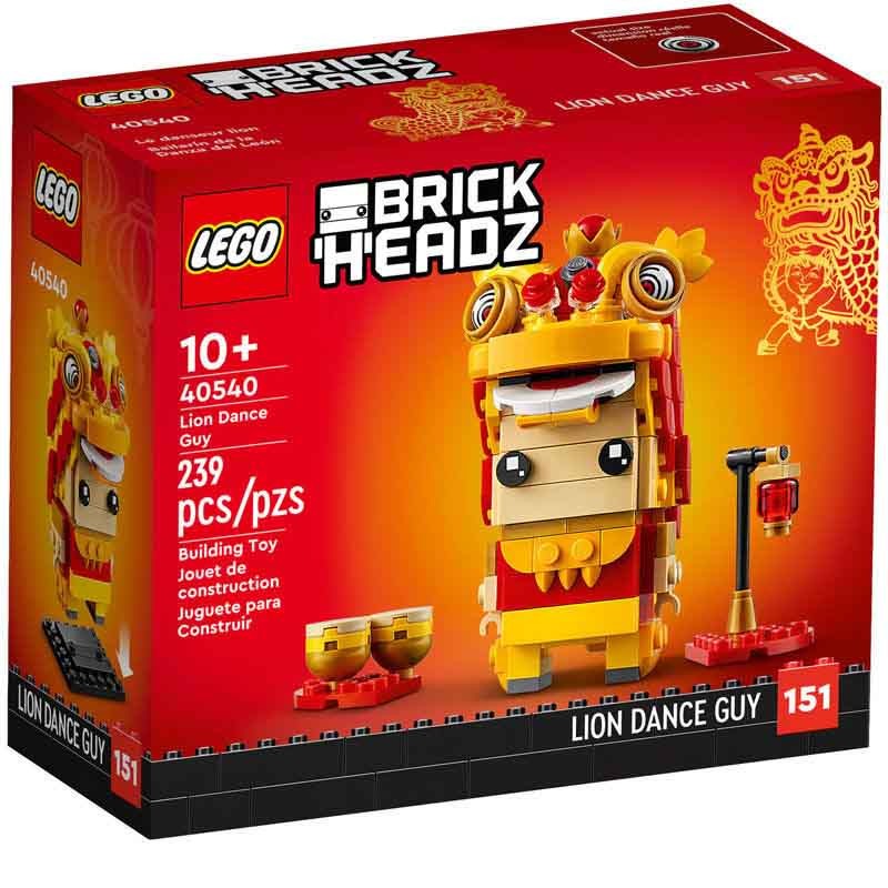 LEGO 乐高 方头仔系列 限定款舞狮人积木玩具 40540 拼购￥72包邮