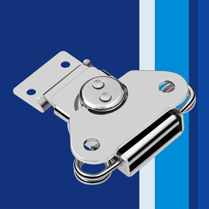 雪蕾蝴蝶锁工具箱旋转锁扣卡扣固定航空箱配件五金搭扣木箱子箱扣6311