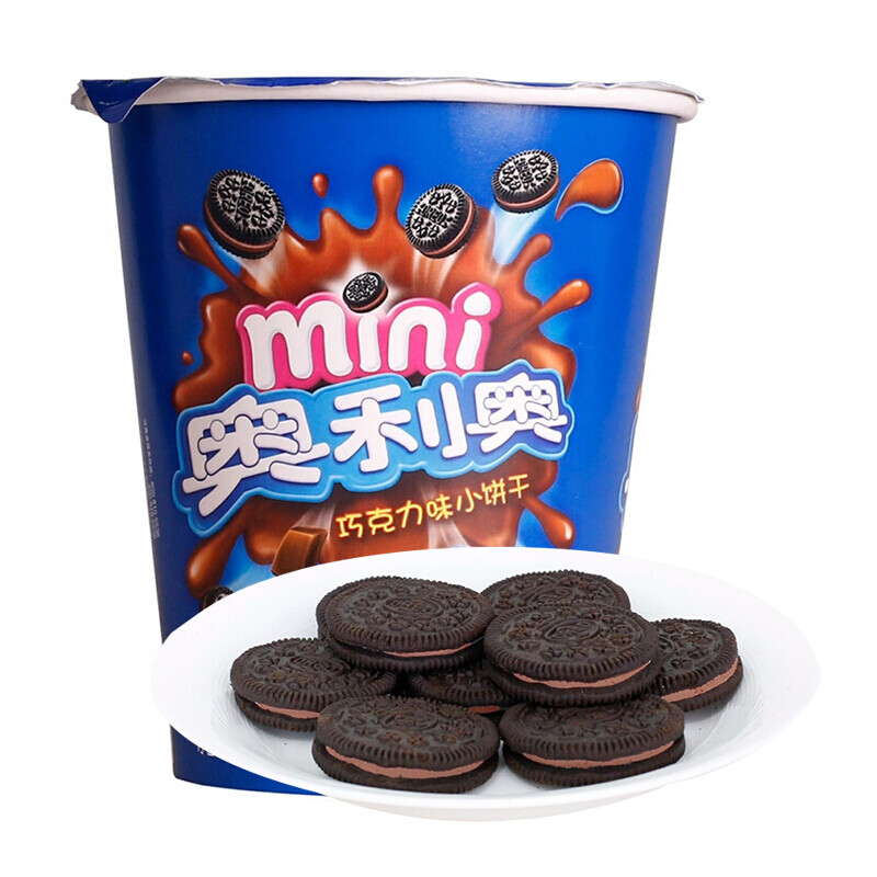 奥利奥(oreo)夹心饼干 mini小饼干系列 办公室休闲零食双口味组合装