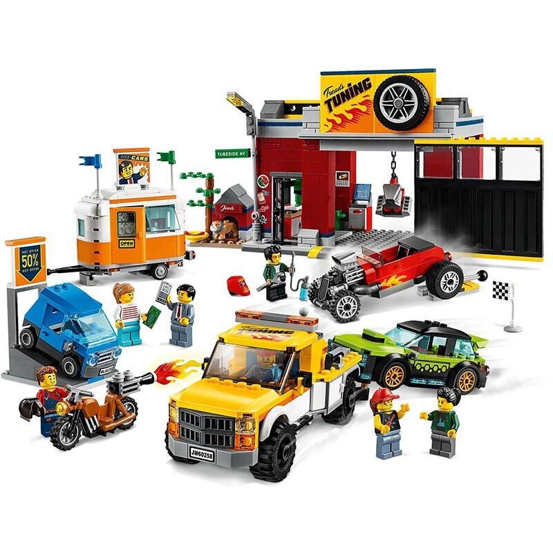 乐高legocity城市系列2020年3月新品6岁汽车维修中心60258