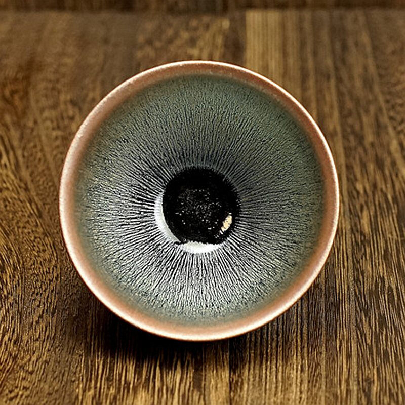 618爆款四方瑞兽釉色雅致敦厚周源华245cc建阳建盏