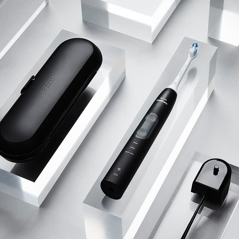 飞利浦(philips) 电动牙刷 护龈小酷刷礼盒hx6850/60 内赠uno男士洗面