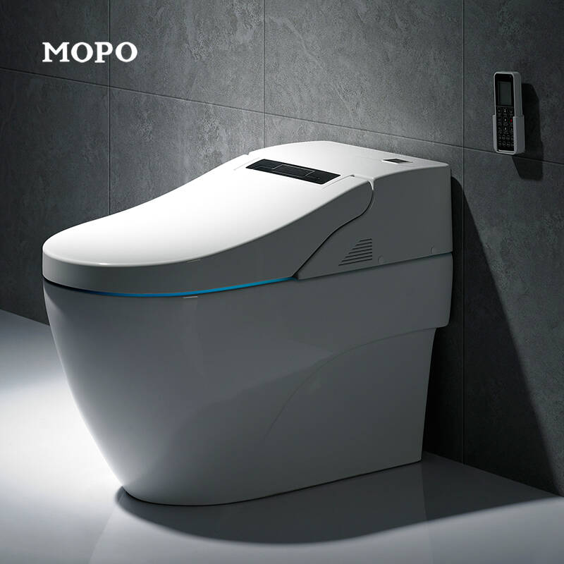mopo/摩普智能连体马桶洁身器 一体式智能坐便器 自动冲水烘干mp-3009
