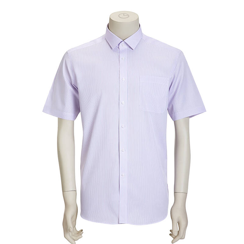 金利来商务正装短袖衬衫 浅粉色 16(175/92a)