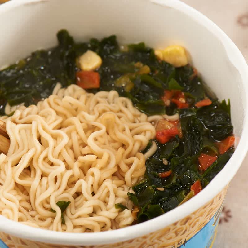 香港制造 公仔面大碗装 麻油上素味107g 方便面泡面