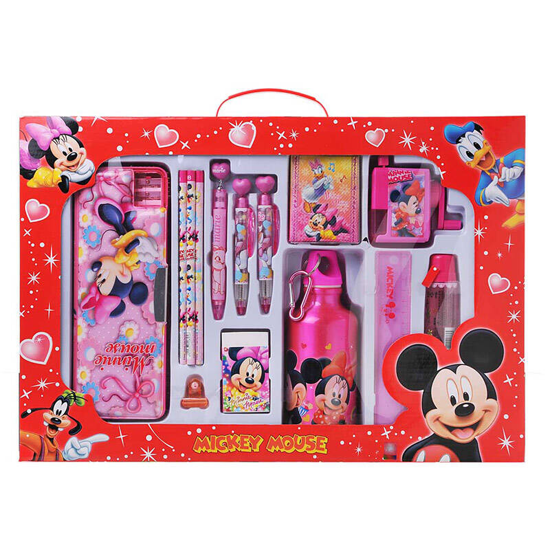 迪士尼(disney)小学生学习文具套装大礼包 红色z316435-a