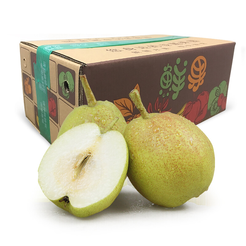 汇果洲 新疆库尔勒珍珠小香梨1.25kg 单果80-100g国产新鲜水果 *2个