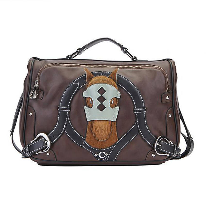 小马包(lapalette)马头单肩手提斜跨女士-bx1xg395 棕色