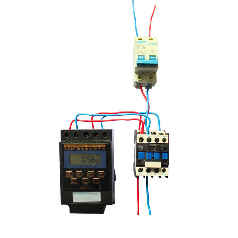 微電腦 三相 時控開關 380v 加交流接觸器 最大支持10kw