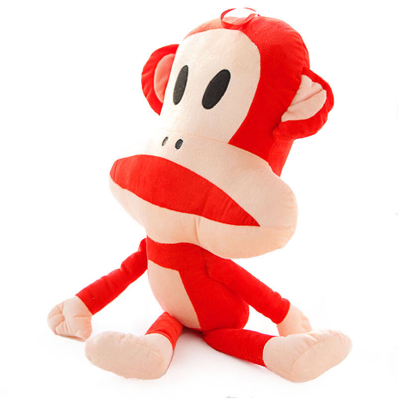 咔噜噜情侣大嘴猴子玩偶毛绒玩具公仔 红色60cm