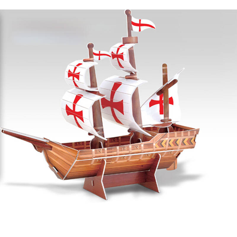 3d纸模 创意diy立体拼图纸模 航母建筑 手工制作 动手玩具 包邮 b668