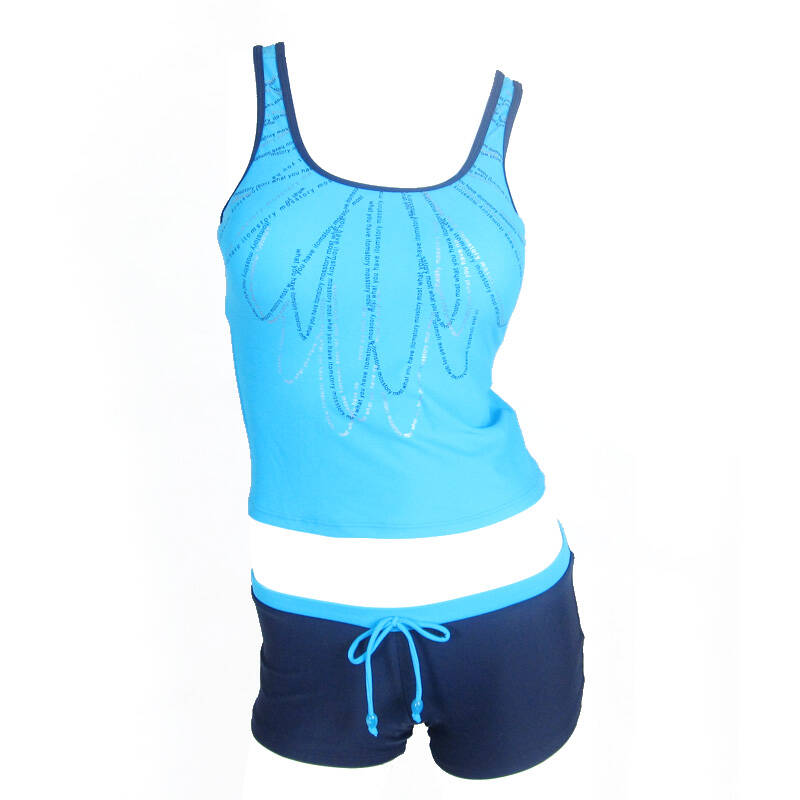 佳斯特(jast)女士游泳衣 分体平角女游泳衣 运动显瘦时尚个性 泡温泉