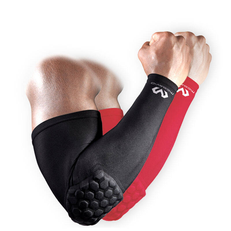 nba护臂美国迈克达威篮球护臂mcdavid加长蜂窝防撞护臂6500r运动护肘