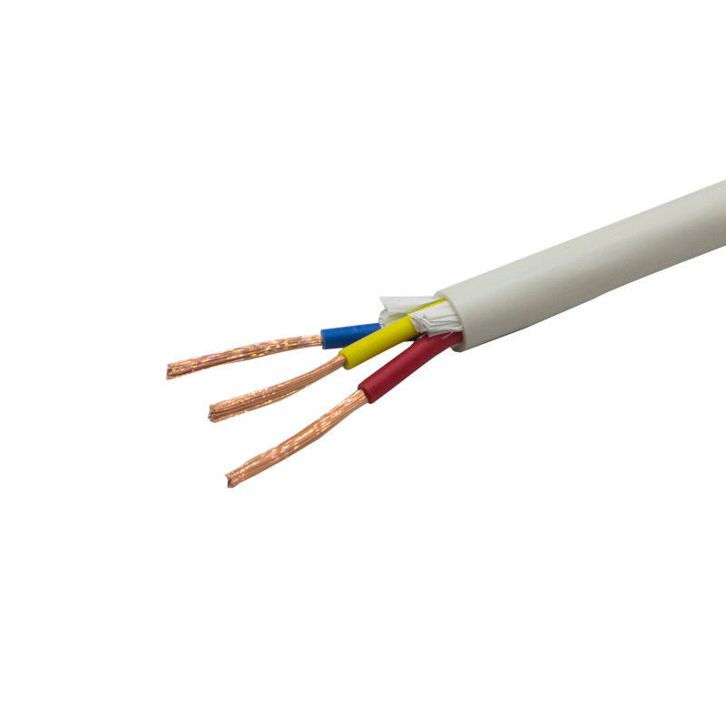 久永（JIUYONG） 电线电缆阻燃三芯ZR-RVV3*2.5平方软护套线国标纯铜芯线3芯线100米 RVV3*2.5(软护套线)白色100米