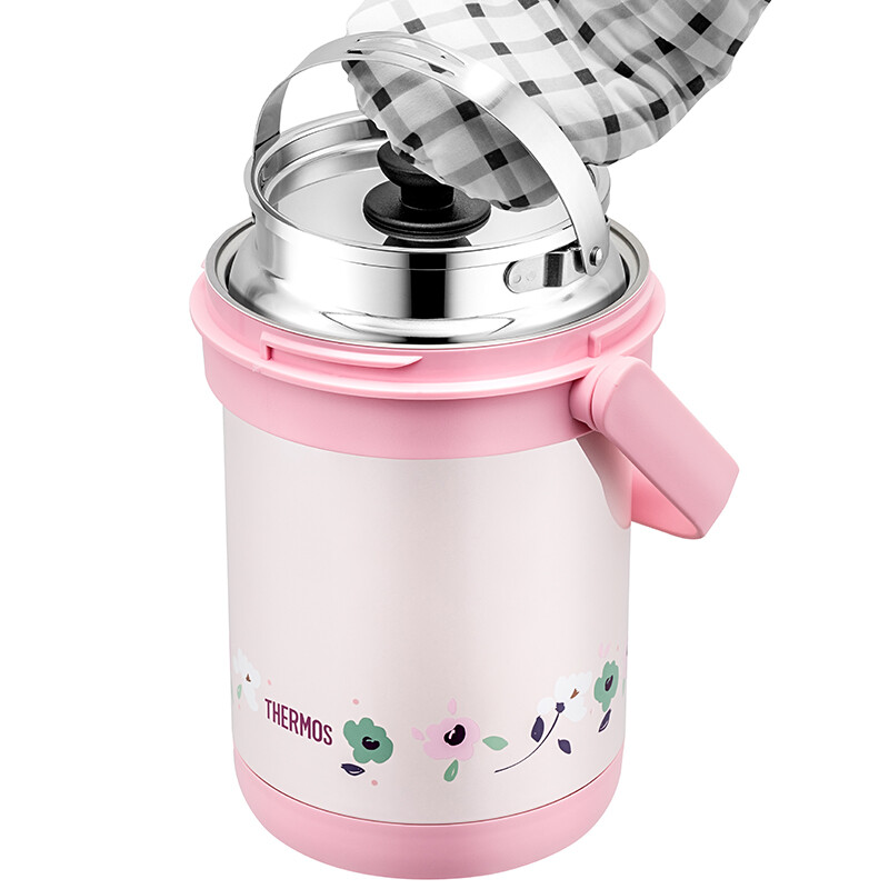 膳魔师(thermos) 高真空不锈钢焖烧壶便携焖烧罐多功能保温焖烧锅保温