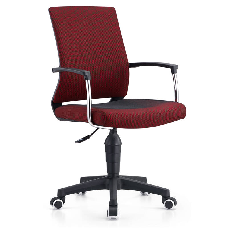 京东好环境家具 简约时尚超平pa脚新款办公椅 中班椅 红色 黑色框架 5