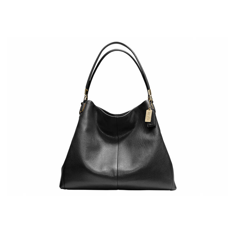 蔻驰coach madison系列女包单肩手提包 8235778 黑色