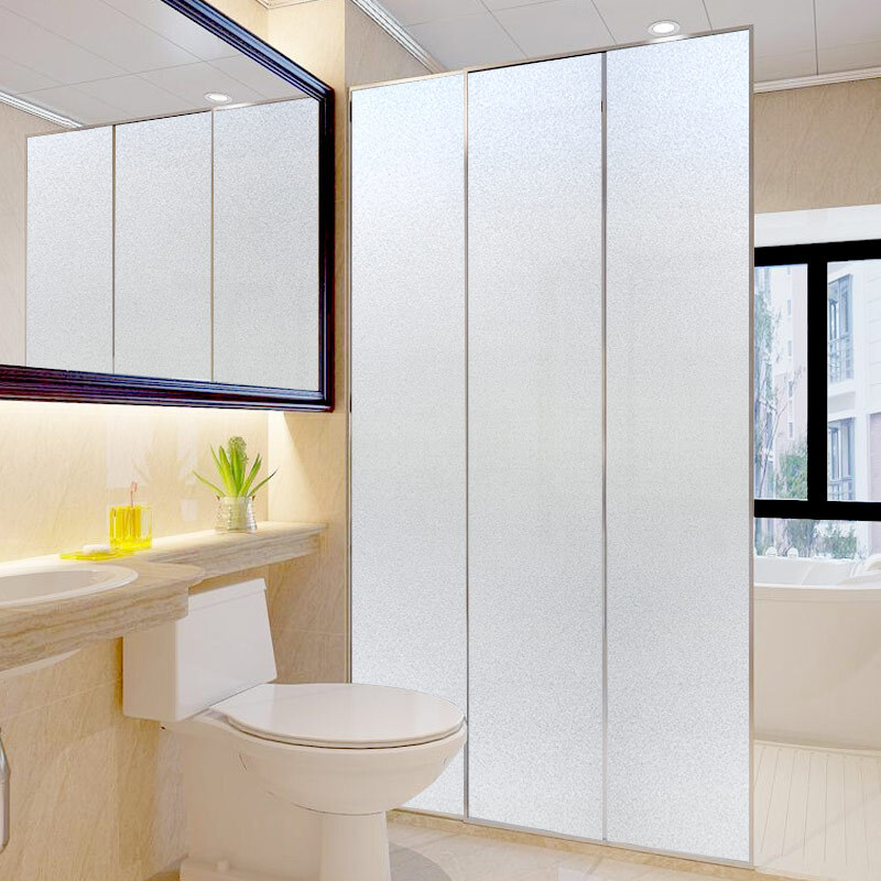 莫吻(mowen) 磨砂自粘背胶玻璃贴膜窗花贴卫生间客厅阳台透光不透明