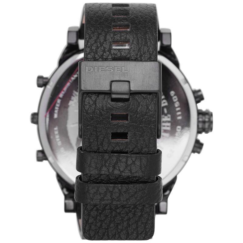 迪赛(diesel)手表 thedaddie系列 四区时显男表 金属炼焦 dz7350