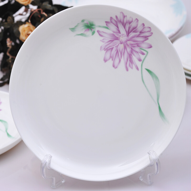 华光陶瓷 碗碟套装骨质瓷餐具套装 高温釉中彩 馨香满园系列 26头礼盒