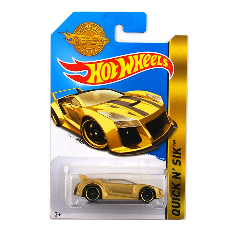 美泰hotwheels 风火轮 珍藏版小车 收藏轨道赛道小车 土豪金珍藏版