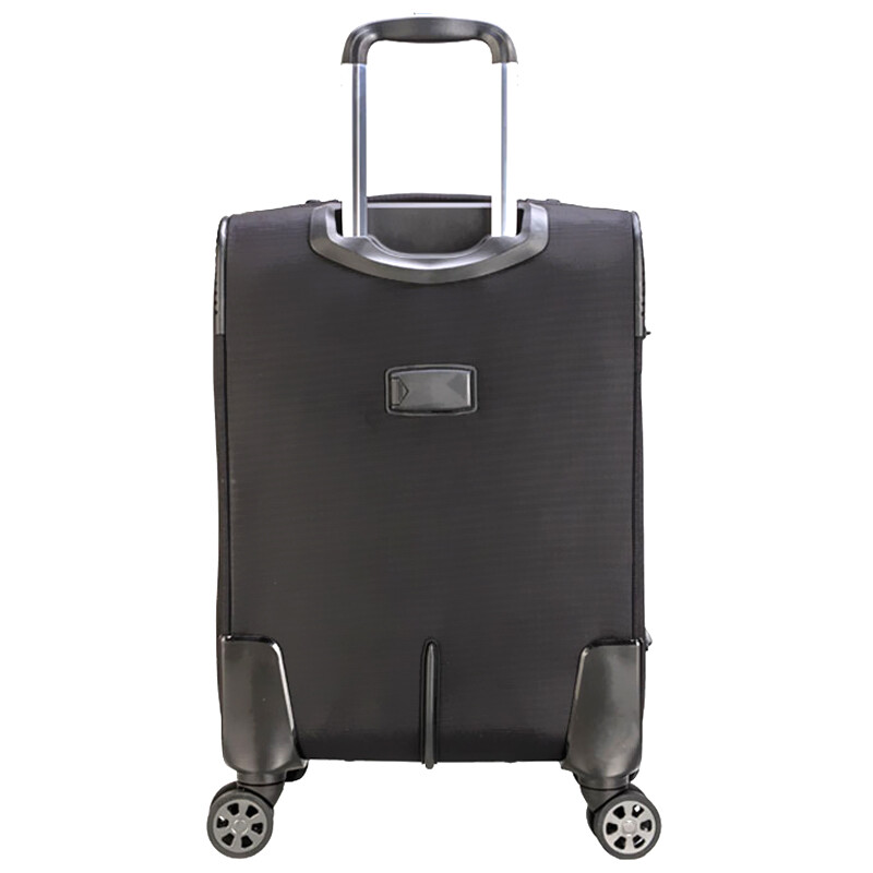 登路普(dunlop)拉杆箱 牛津布商务男旅行箱包 海关锁行李软箱 黑色24