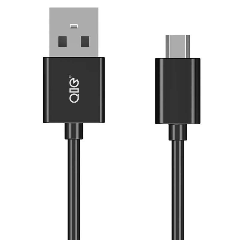 qic scd-b08 micro usb强力充电数据线 0.8米 黑色