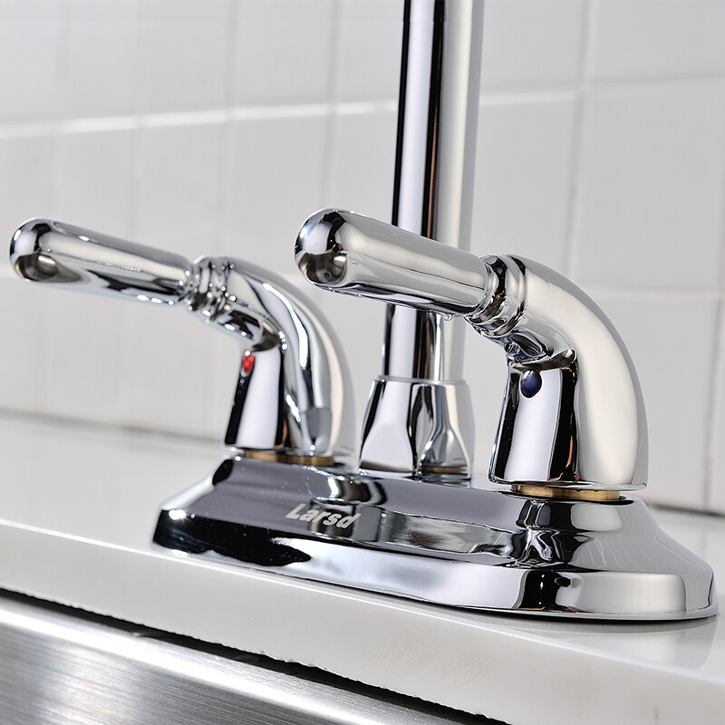 莱尔诗丹(larsd)ld96022面盆龙头双把双孔全铜洗脸盆水龙头冷热台盆