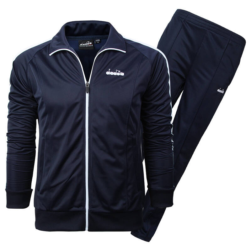 迪亚多纳diadora 男士新款柔软舒适耐磨针织运动休闲套装94551758