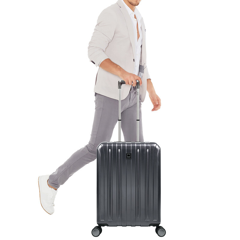 法国大使(delsey)商务出行拉杆箱20英寸pc旅行箱可扩容行李箱男女万向