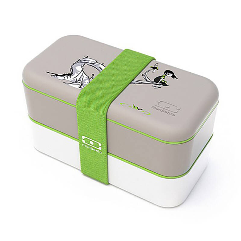 环球礼品 法国monbento 时尚原味 双层饭盒 便当盒 野餐盒 树的倾诉