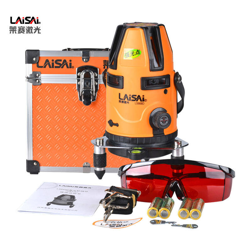 八线laisai莱赛标线仪 投线仪 墨线仪 激光水平仪尺 适用于门窗装修墙