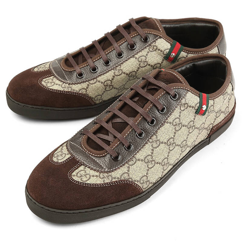古奇gucci男鞋 古驰男式pvc系带休闲鞋 运动鞋 平底鞋 204282 6