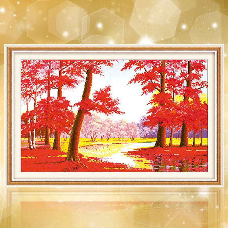 欧奈雅钻石绣鸿运当头钻石画贴钻画方钻满钻 115*80厘米 高端方钻满钻