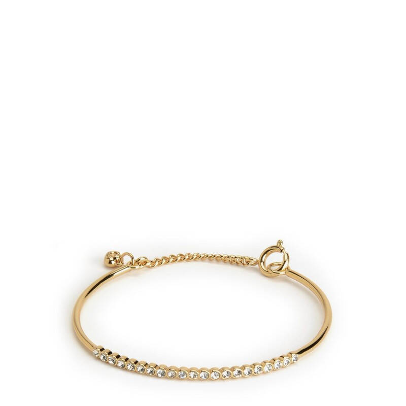 橘滋(juicy couture)女款手镯 金色 镶钻 1491