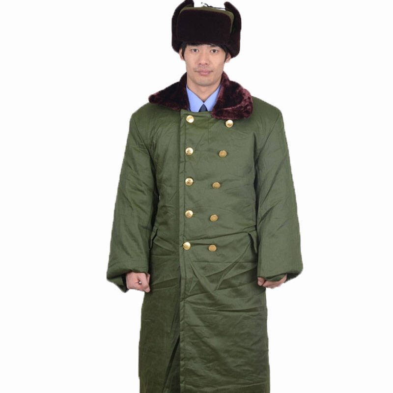 加厚黄大衣冬季保暖防水加厚耐磨防寒军大衣男保安大衣冬装棉军迷用