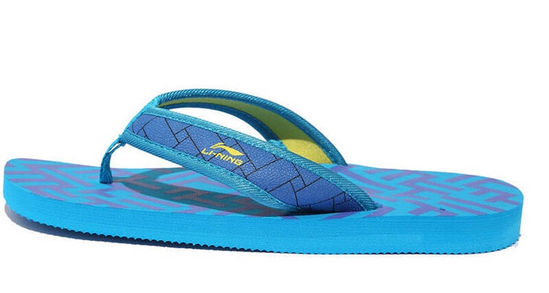 官方正品李宁情侣人字拖男款 alsg009-3 41