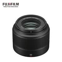 富士（FUJIFILM）XC35mmF2 轻便定焦镜头 安静快速对焦 扫街人文 黑色